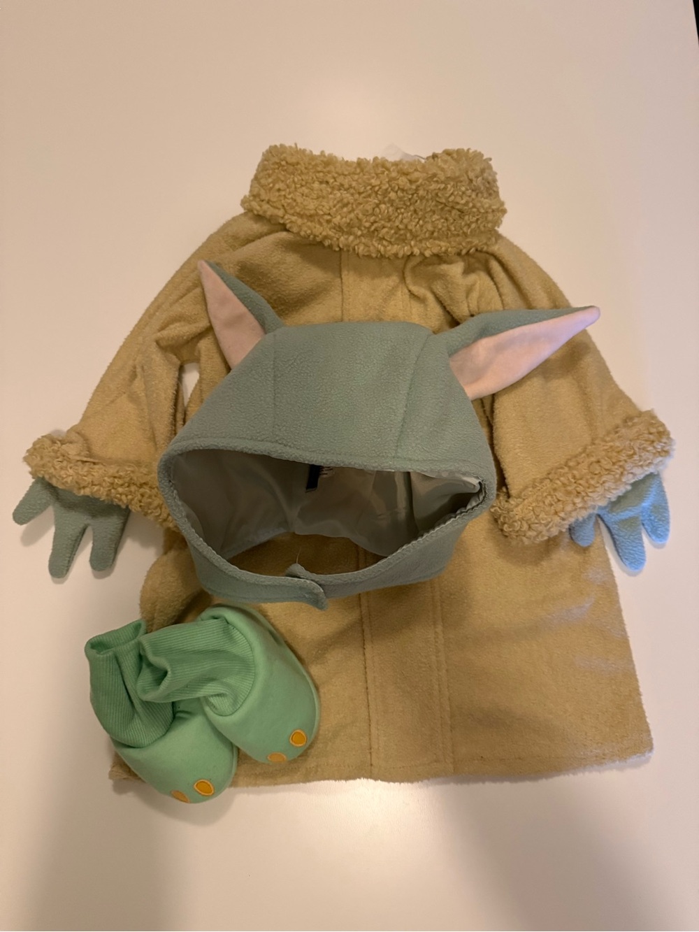 Star Wars Mandalorian Baby Yoda/Grogu - hood, jacket & booties - 6-12M